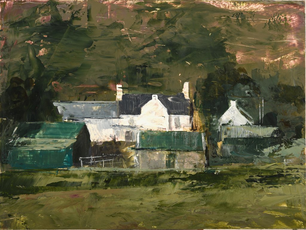 Coomerkane Valley Farmhouse Acrylic on Panel