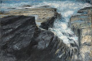 Tidal Rocks - Oil on Canvas