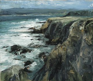 Towards Rinroe - Oil on Canvas