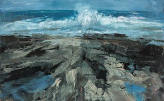 Salt Latitude Diptych - Oil on Canvas