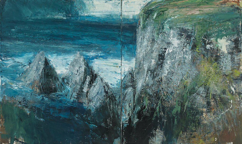 Inisturk Diptych - Oil on Canvas